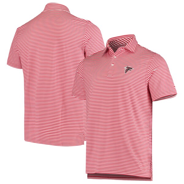 NFL ファルコンズ ポロシャツ Winstead Striped Polo Vineyard Vines レッド