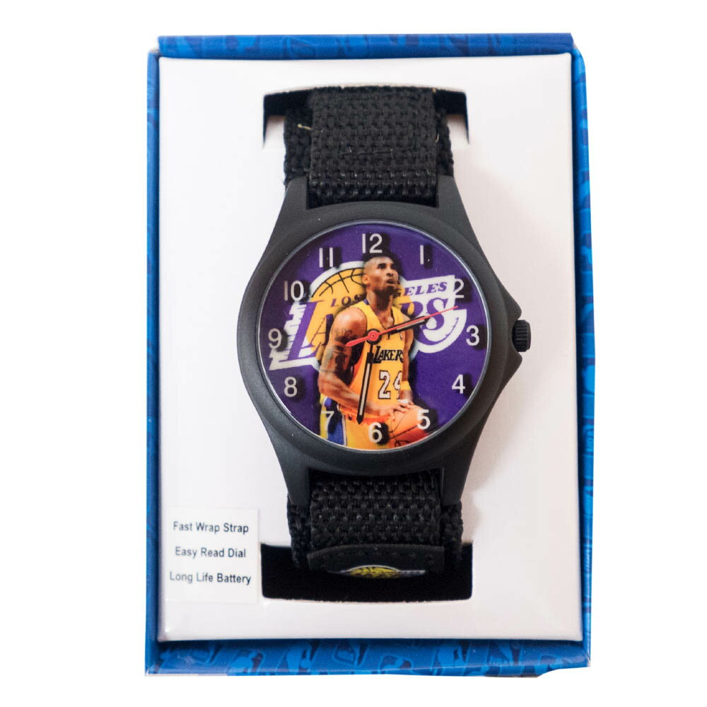 コービー ブライアント グッズ 腕時計 リストウォッチ NBA レイカーズ KOBE BRYANT Wrist Watch GAME TIME ブラック デッドストック