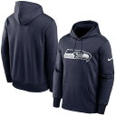 NFL シーホークス パーカー/フーディー Primary Logo Therma Performance Pullover Hoodie ナイキ/Nike カレッジネイビー