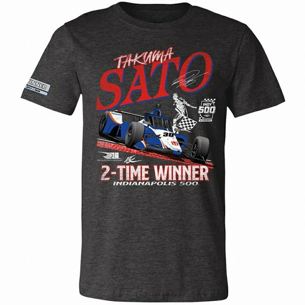 インディ500 佐藤琢磨 Tシャツ 2020 優勝記念 ブラック INDY500