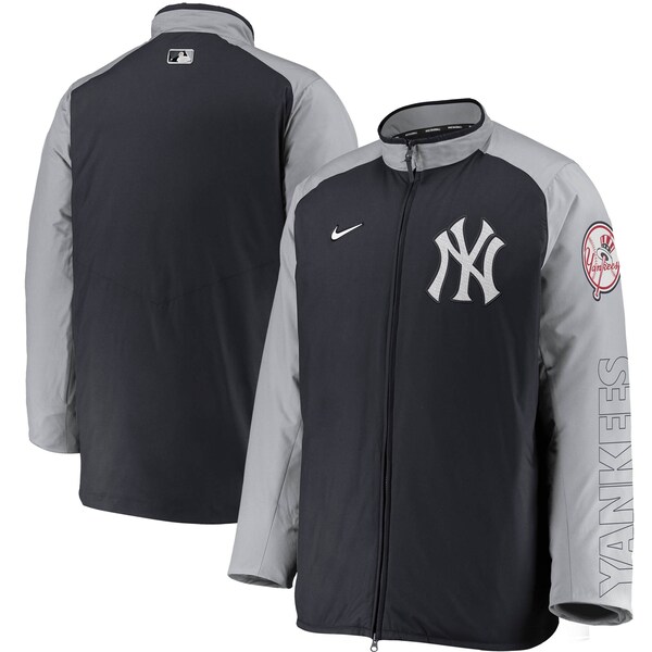 【取寄】MLB ニューヨーク・ヤンキース ジャケット/アウター Authentic Collection Dugout Full-Zip Jacket ナイキ/Nike ネイビー - 
一足先に備えよう！ナイキMLB秋冬アイテムが取寄スタート！選手着用モデルジャケットが登場！！
