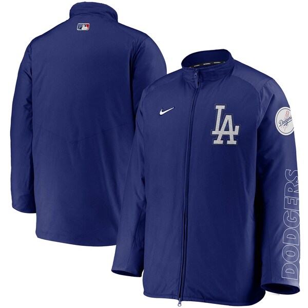 【ピックアップ】MLB ロサンゼルス・ドジャース ジャケット/アウター Authentic Collection Dugout Full-Zip Jacket ナイキ/Nike ロイヤル