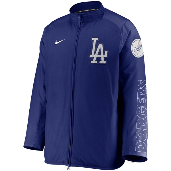 【ピックアップ】MLB ロサンゼルス・ドジャース ジャケット/アウター Authentic Collection Dugout Full-Zip Jacket ナイキ/Nike ロイヤル