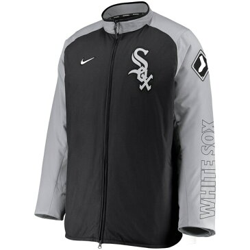 MLB シカゴ・ホワイトソックス ジャケット/アウター Authentic Collection Dugout Full-Zip Jacket ナイキ/Nike ブラック