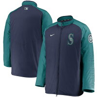MLB シアトル・マリナーズ ジャケット/アウター Authentic Collection Dugout Full-Zip Jacket ナイキ/Nike ネイビー/アクア - 
MLB×Nikeの高機能ジャケットが再入荷！！
