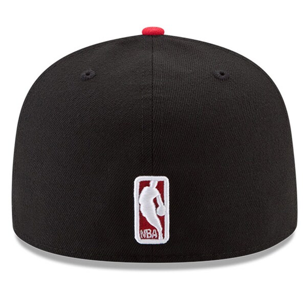 【取寄】NBA ポートランド・トレイルブレイザーズ キャップ/帽子 2020 NBA Playoffs Bound 2-Tone 59FIFTY ニューエラ/New Era ブラック レッド NBAプレーオフ2020