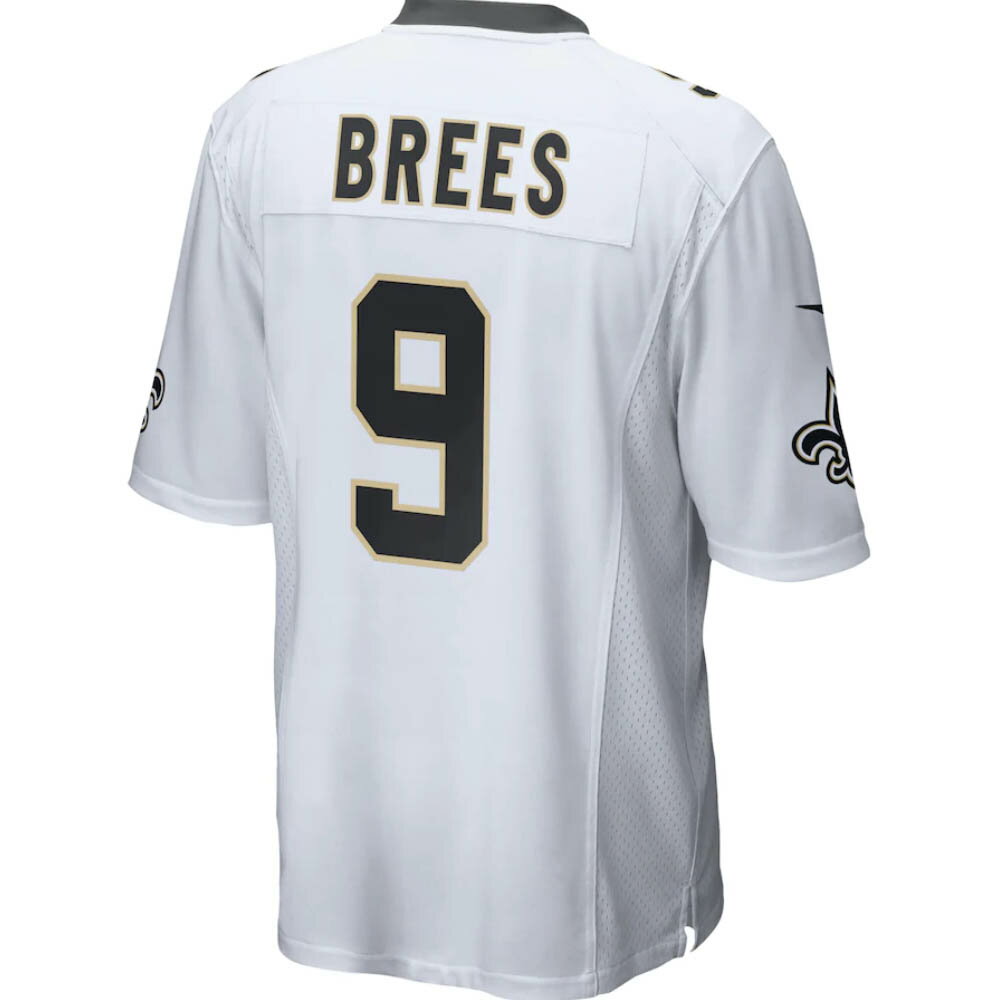 NFL ドリュー・ブリーズ セインツ ユニフォーム/ジャージ Game Jersey ナイキ/Nike ホワイト