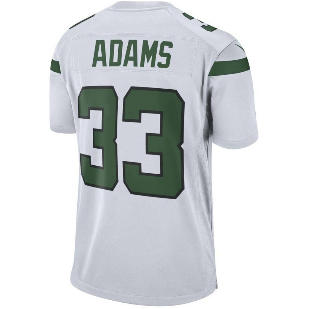 NFL ジャマール・アダムズ ジェッツ ユニフォーム/ジャージ Game Jersey ナイキ/Nike ホワイト