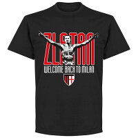 【取寄】SOCCER ズラタン・イブラヒモビッチ ACミラン Tシャツ Zlatan Welcome Back T-Shirt RETAKE ブラック - 
赤黒の名門！ACミランアパレルが登場！
