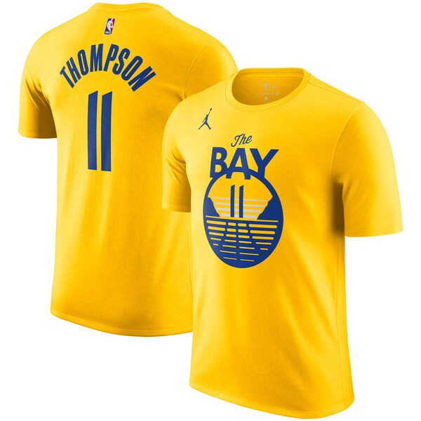 クレイ・トンプソン Tシャツ ジョーダン Jordan NBA ゴールデンステイト・ウォリアーズ ゴールド 2020/21 ステートメントエディションのサムネイル