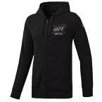 UFC パーカー リーボック Reebok パーカー フーディー フルジップ ブラック 黒 HRSD Full-Zip Hoodie Black