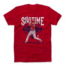 大谷翔平 Tシャツ MLB エンゼルス ショータイム SHOWTIME 半袖 ロサンゼルス 500Level レッド