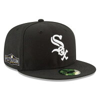 【取寄】ホワイトソックス キャップ 帽子 ニューエラ NEW ERA 59FIFTY ブラック 2020 ポストシーズン プレーオフ シカゴ MLB2020PS - 
ホワイトソックス2020ポストシーズン記念アイテム取扱スタート！
