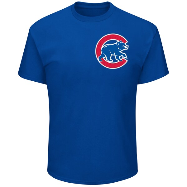 【取寄】ダルビッシュ有 Tシャツ tシャツ カブス マジェスティック Majestic MLB ロイヤル ブルー 半袖 カットソー シカゴ