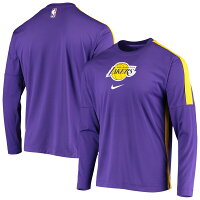 【取寄】レイカーズ Tシャツ 長袖 ナイキ NBA パープル Nike ロンt ロンT シューティングシャツ ロサンゼルス - 
ナイキNBAシューティングTシャツが登場！トレーニングの際の着用にも◎！
