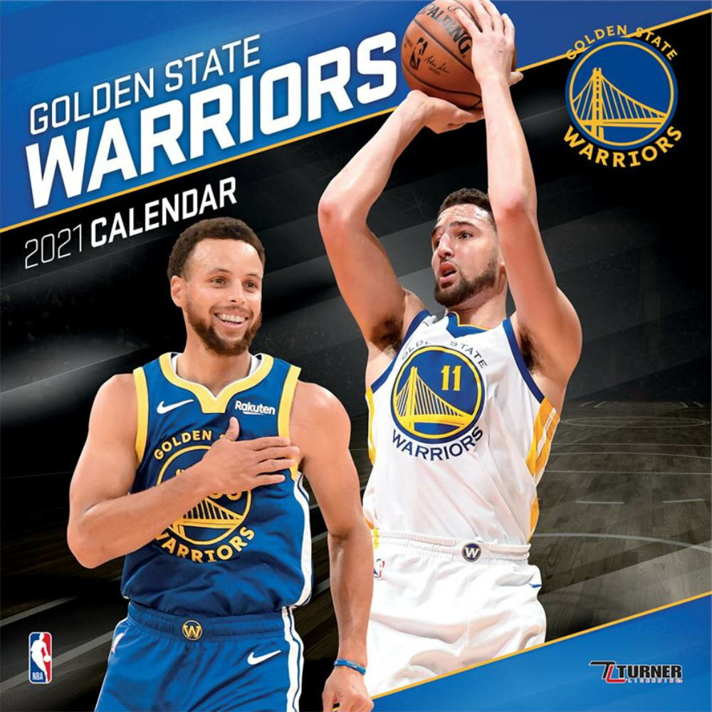 ウォリアーズ カレンダー NBA 2021年版 チーム 壁掛け ポスター インテリア Turner