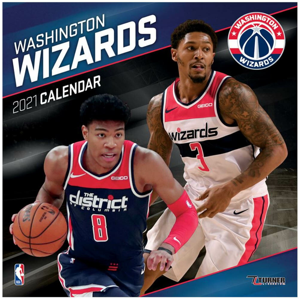 ウィザーズ カレンダー NBA 2021年版 チーム 壁掛け ポスター インテリア Turner