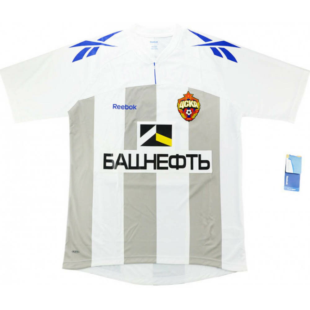 本田圭佑 ユニフォーム CSKAモスクワ リーボック Reebok アウェイ ホワイト 2011 レプリカ ネームロシア語表記 メンズ 半袖通販 サッカー 用品 セール