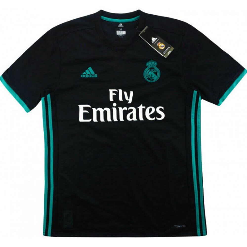 ギャレス・ベイル ユニフォーム アディダス Adidas アウェイ ブラック レアル・マドリード 2017-18 レプリカ メンズ 半袖 マドリー安売り サッカー 用品 セール