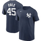 ゲリット・コール ヤンキース Tシャツ ナイキ MLB ネーム＆ナンバー Nike ネイビー