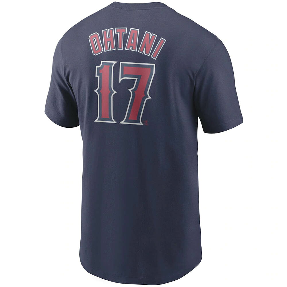 大谷翔平 Tシャツ MLB エンゼルス ナイキ Nike ネイビー tシャツ メンズ 半袖 23wbsf