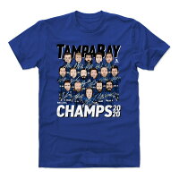 【取寄】タンパベイ・ライトニング Tシャツ NHL 2020 スタンレーカップ 優勝記念 プレイヤー アートグラフィック 500LEVEL ロイヤルブルー - 
NHL x 500レベル タンパベイ・ライトニング優勝記念Tシャツ取寄受付中！！
