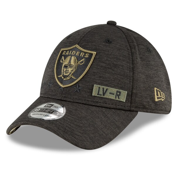 NFL キャップ 帽子 レイダース ニューエラ New Era 39THIRTY 2020 サルートトゥサービス Salute to Service ヘザーブラック