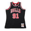 デニス・ロッドマン ユニフォーム シカゴ・ブルズ NBA ミッチェル＆ネス Mitchell&Ness ブラック 1997-98 ジャージ メンズ2203MN特集