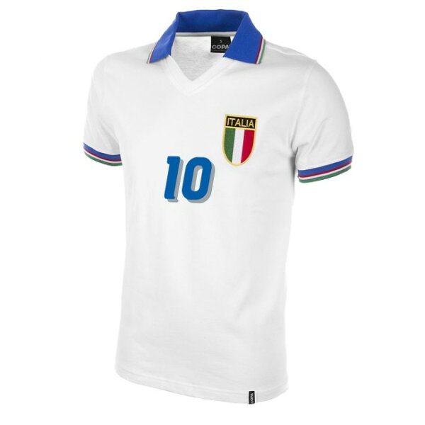【取寄】ロベルト・バッジョ ユニフォーム イタリア代表 1982 Copa アウェイ 1994 ワールドカップ ネームナンバー仕様カスタム  ジャージ