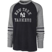 ヤンキース Tシャツ MLB 47ブランド 47Brand ネイビー メンズ 長袖 tシャツ ラグラン ロングスリーブ - 
春先も使える！MLBロングＴシャツが新入荷
