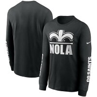 NFL Tシャツ セインツ スピリット ローカル ロングスリーブ 長袖 ナイキ Nike ブラック - 
普段使いにもぴったり☆NFLのチームロゴロンTEEが新入荷！
