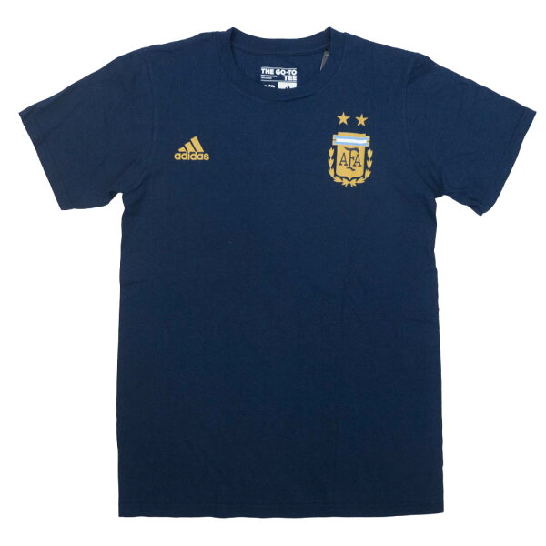 【ピックアップ】リオネル・メッシ Tシャツ アルゼンチン代表 ネーム＆ナンバー アディダス Adidas ネイビー サッカー