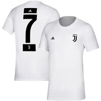 クリスティアーノ・ロナウド Tシャツ ユベントス ネーム＆ナンバー アディダス Adidas ホワイト サッカー - 
クリスティアーノ・ロナウド選手などサッカーグッズが超充実中！新入荷！
