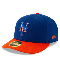 【取寄】メッツ キャップ ニューエラ New Era MLB 2021バッティングプラクティス Low Profile 59FIFTY Fitted Hat ロイヤル オレンジ - 
カーブバイザーと浅めの形が特徴！MLB 2021バッティングプラクティス ロープロファイル59FIFTY登場！
