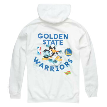 ウォリアーズ パーカー NBA Diamond Supply Co. ホワイト スペース・ジャム メンズ 長袖 フーディー