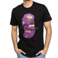 レイカーズ Tシャツ NBA ニューエラ New Era ブラック Under Dance Tee メンズ 半袖 tシャツ - 
人気のNBAxニューエラTシャツが新入荷！！
