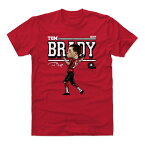 トム・ブレイディ バッカニアーズ NFL Tシャツ Cartoon T-Shirt 500Level レッド SB55