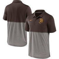 【取寄】ダルビッシュ有 所属 パドレス ポロシャツ ナイキ Nike ブラウン グレー メンズ 半袖 MLB Home Plate Striped Polo 21nrs - 
MLB x ナイキ チームデザインストライプポロシャツ取寄受付開始！
