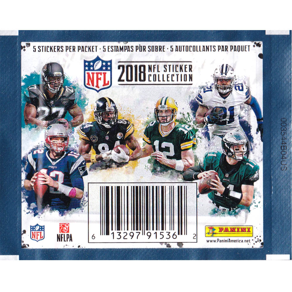 NFL ステッカー 10パックセット パニーニ PANINI シール 2018-19 Sticker Collection (10 Packs Set)