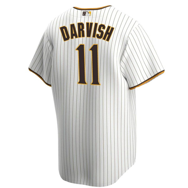 【ピックアップ】ダルビッシュ有 ユニフォーム パドレス MLB ナイキ NIKE ホワイト レプリカジャージ Replica Player Jersey 21nrs 23wbsf