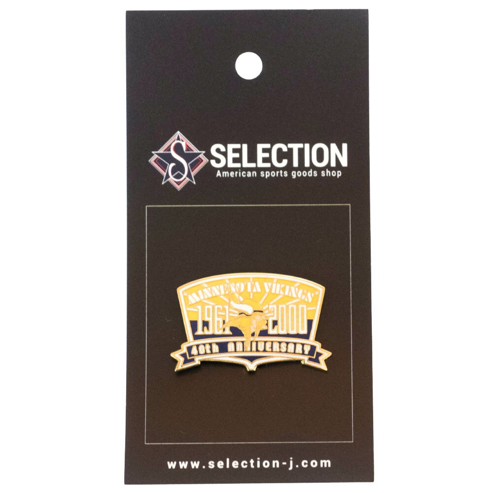 NFL グッズ ピンバッジ ピンズ バイキングス 1961-2000 40th Anniversary Pin