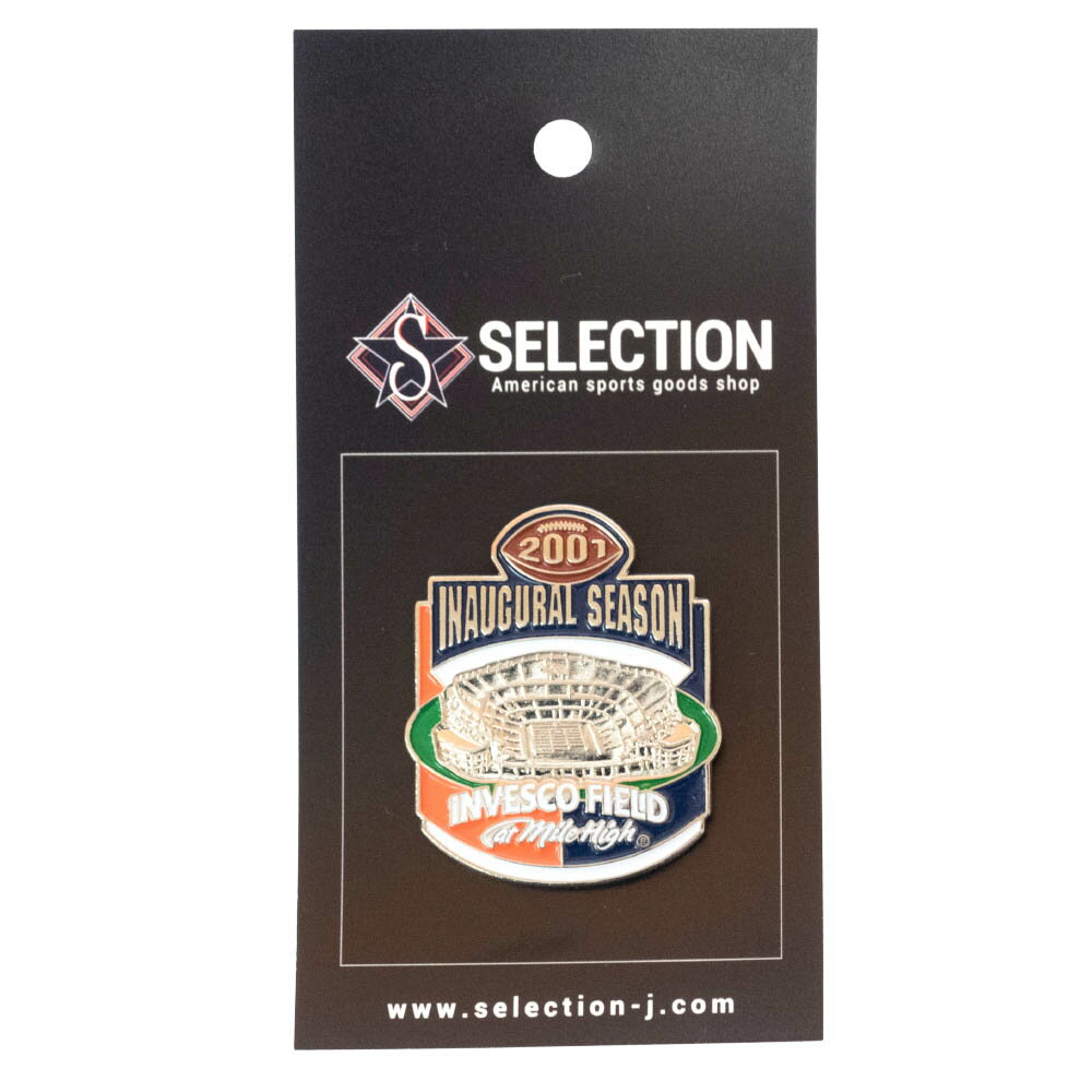 NFL グッズ ピンバッジ ピンズ ブロンコス 2001 Inaugural Season Invesco Field Pin