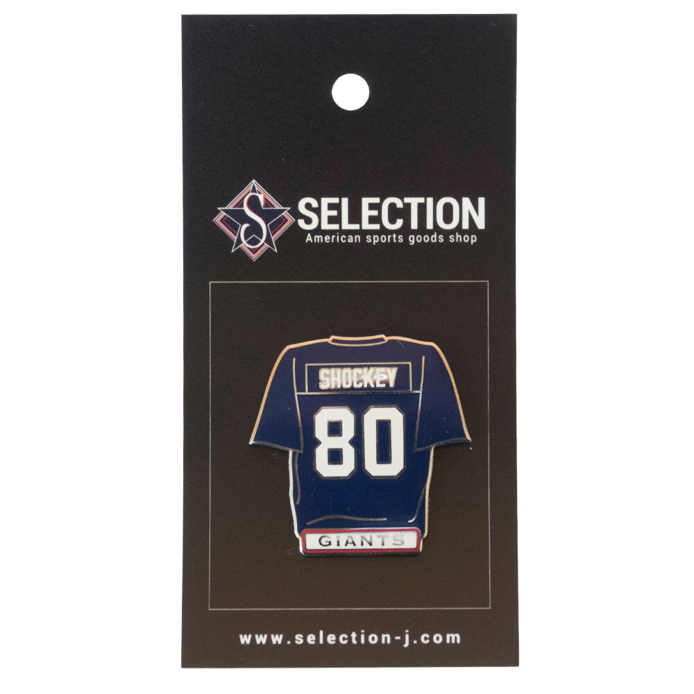 NFL グッズ ピンバッジ ピンズ ジェレミー・ショッキー ジャイアンツ Player Jersey Pin ホーム