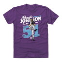 ランディ・ジョンソン Tシャツ MLB ダイヤモンドバックス Retro T-Shirt 500Level パープル