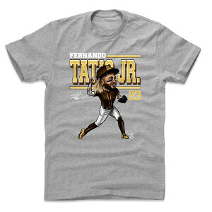 フェルナンド・タティス・ジュニア Tシャツ MLB パドレス Cartoon T-Shirt 500Level ヘザーグレー