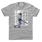 ジャンカルロ・スタントン Tシャツ MLB ヤンキース Stretch T-Shirt 500Level ヘザーグレー