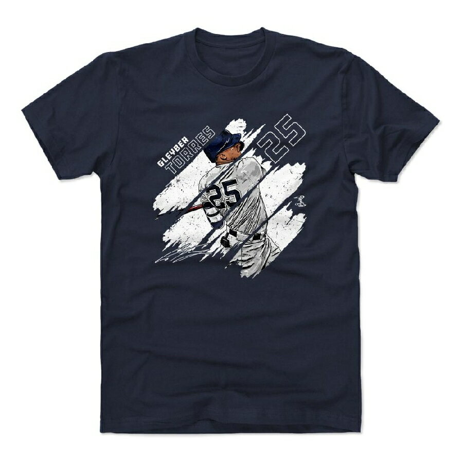 OCo[Eg[X TVc MLB L[X Stripes T-Shirt 500Level True Navy