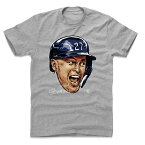 ジャンカルロ・スタントン Tシャツ MLB ヤンキース Scream T-Shirt 500Level ヘザーグレー