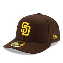 ダルビッシュ有 所属 パドレス キャップ ニューエラ New Era 59FIFTY LP ロープロファイル MLB オーセンティック 選手着用