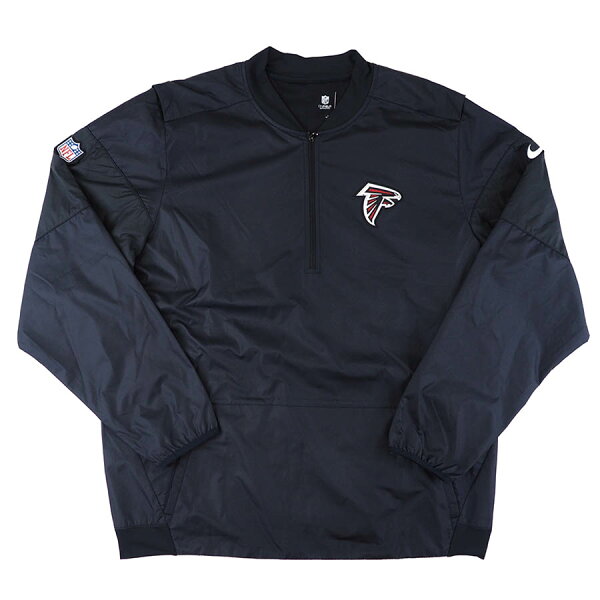 NFL スタジャン ファルコンズ Lockdown Quarter Zip クォータージップ ジャケット アウター ナイキ Nike ブラック